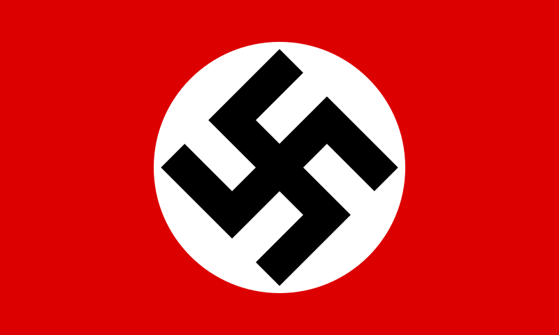 Bandeira do NSDAP durante 1920 a 1945. 