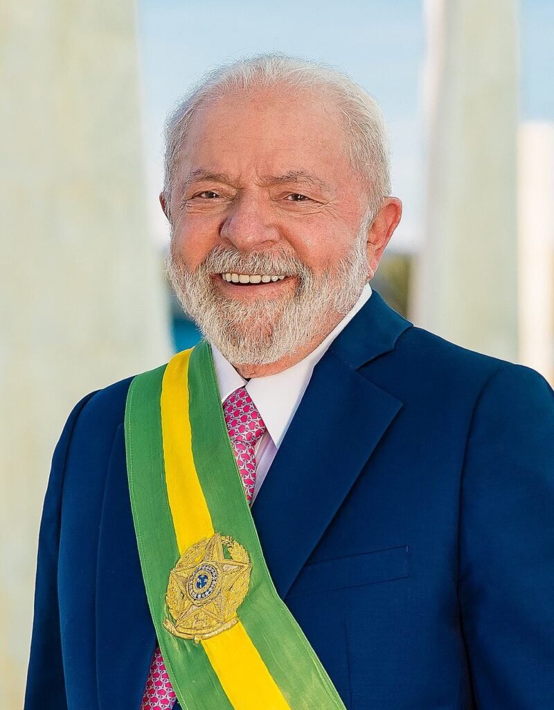 Luiz Inácio Lula da Silva atual presidente do Brasil.