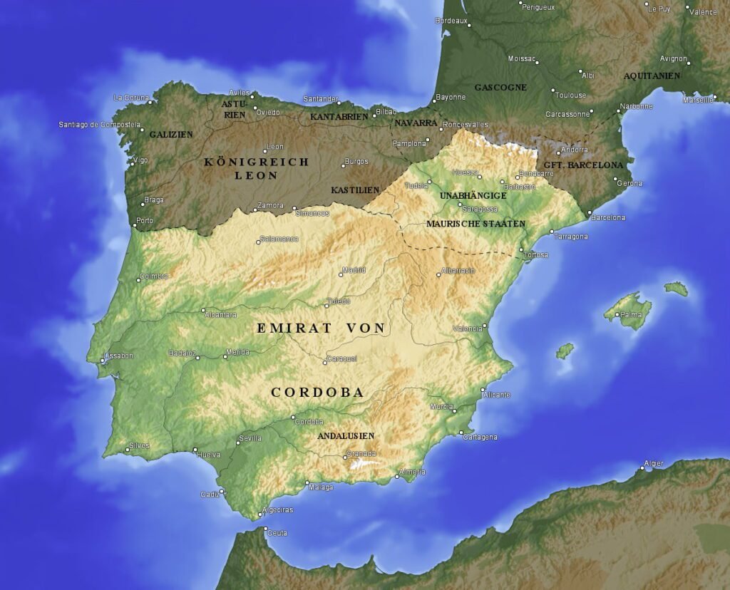 Espanha muçulmana, Alandalus em 910