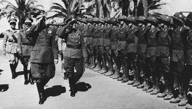 Comandante Erwin Rommel na Campanha do Norte da África