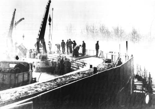 Construção do muro em 20 de novembro de 1961