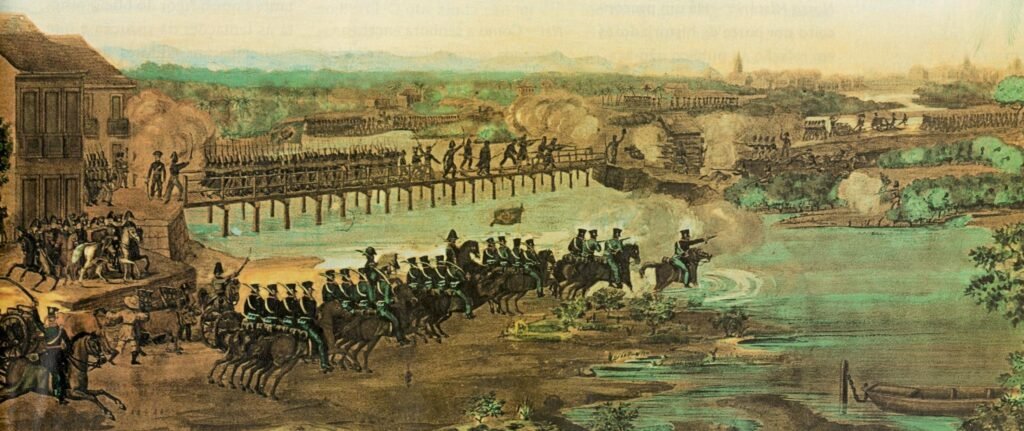 Exército do Império do Brasil ataca as forças confederadas no Recife, em 1824