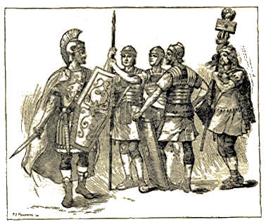 Legionários do exército cesarino.