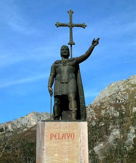 Pelágio, rei das Astúrias que conquistou a Espanha Muçulmana