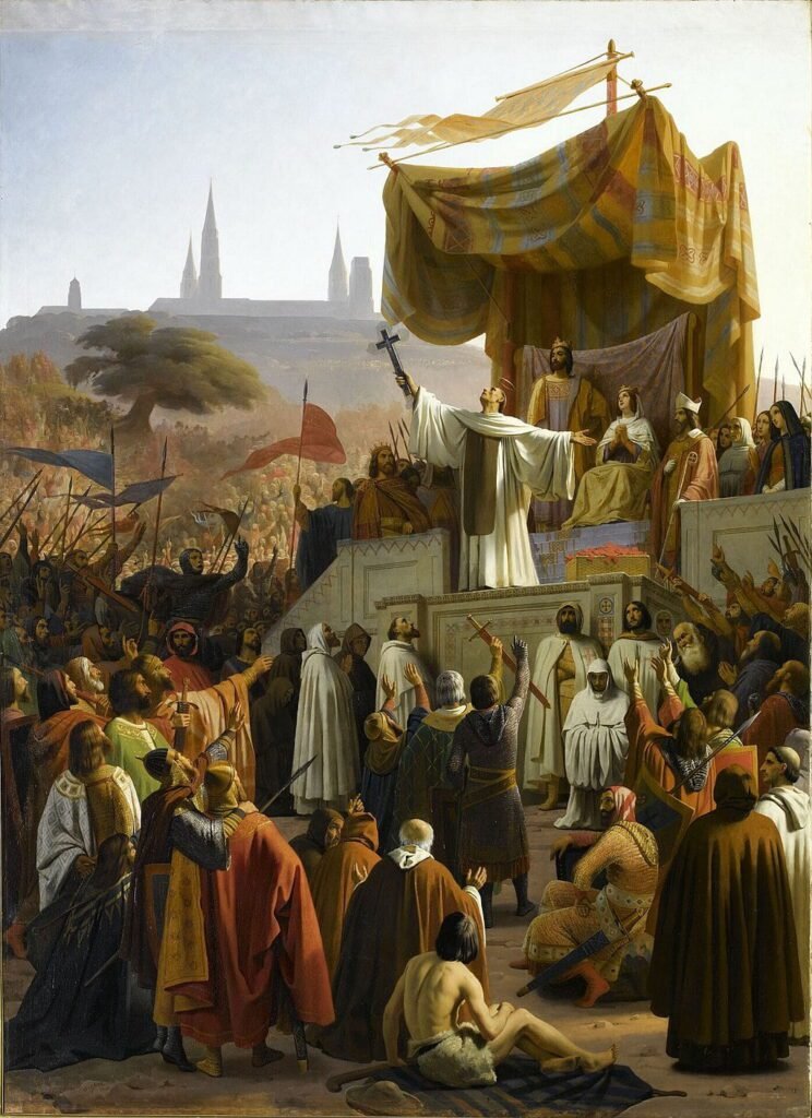 São Bernardo de Claraval prega a Segunda Cruzada em Vézelay