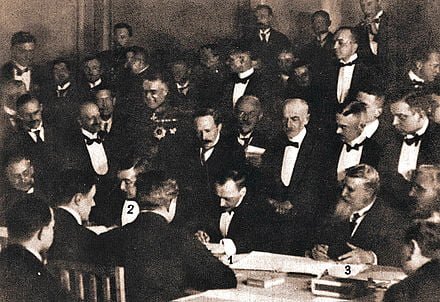 Tratado de Brest-Litovsk, 1918