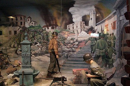 Model of the battle present at Copacabana Fort, Rio de Janeiro.