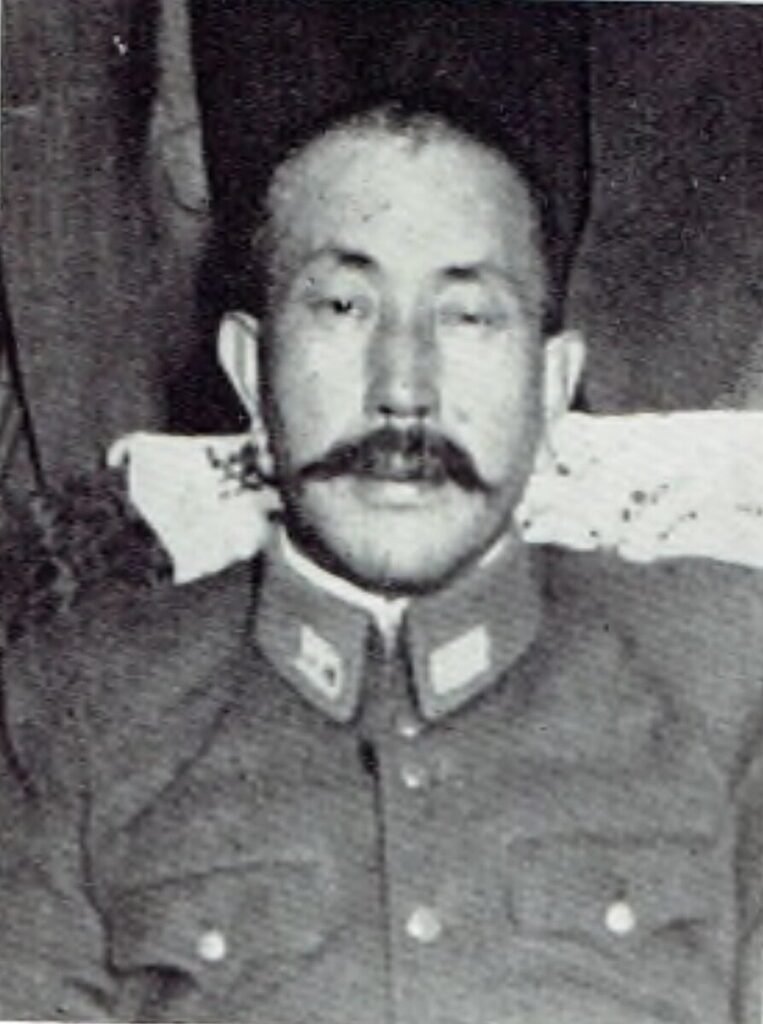 Shiro Ishii in army uniform.