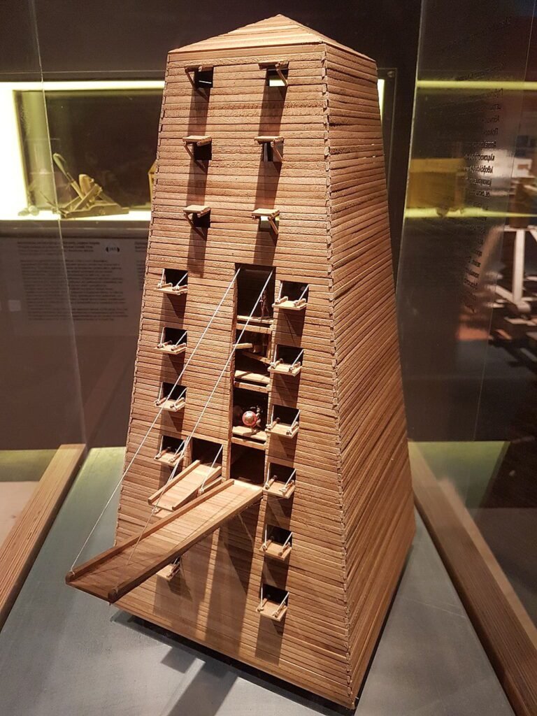Modelo de torre de cerco de Helépolis
