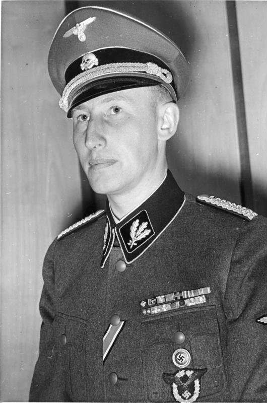 Reinhard Heydrich em 1940, uma das figuras mais importantes da História da Sicherheitsdienst