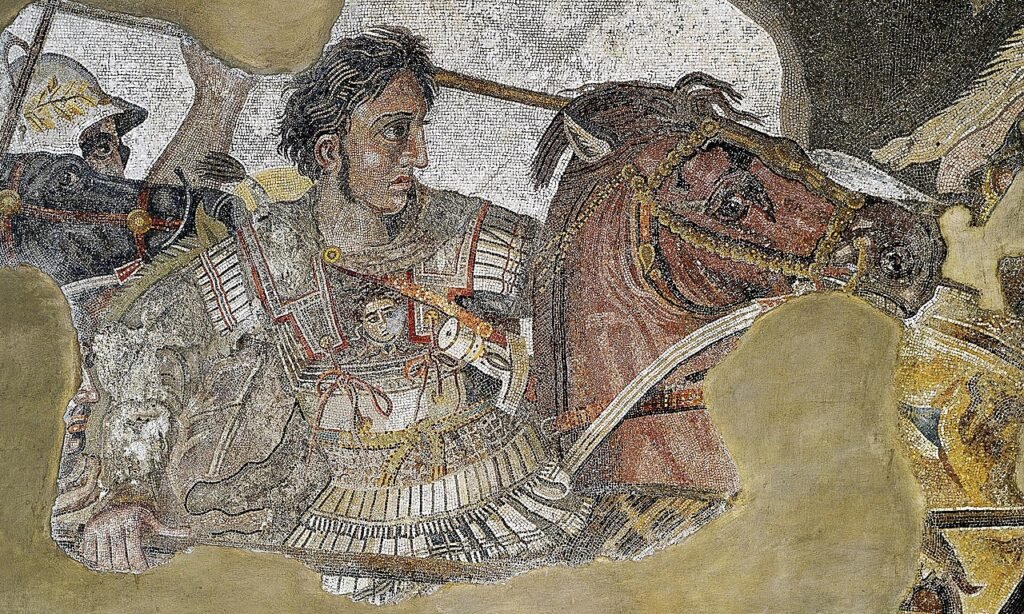 Mosaico de Alexandre o Grande, Museu Arqueológico Nacional, Nápoles.