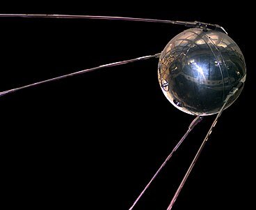 Modelo do satélite Sputnik 1.